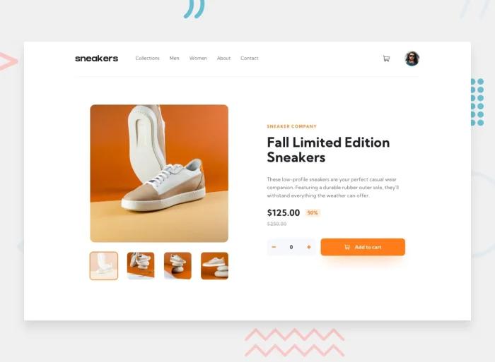 E-commerce product page 